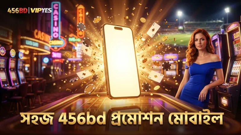 মোবাইল থেকে সহজেই 456bd প্রমোশন কোড ব্যবহার করা যায়