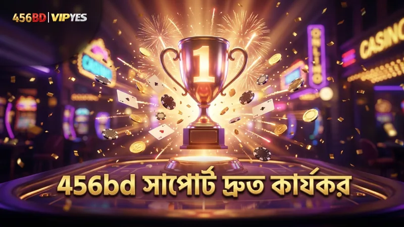 456bd সাপোর্ট টিম দ্রুত ও কার্যকর সেবা প্রদান করে