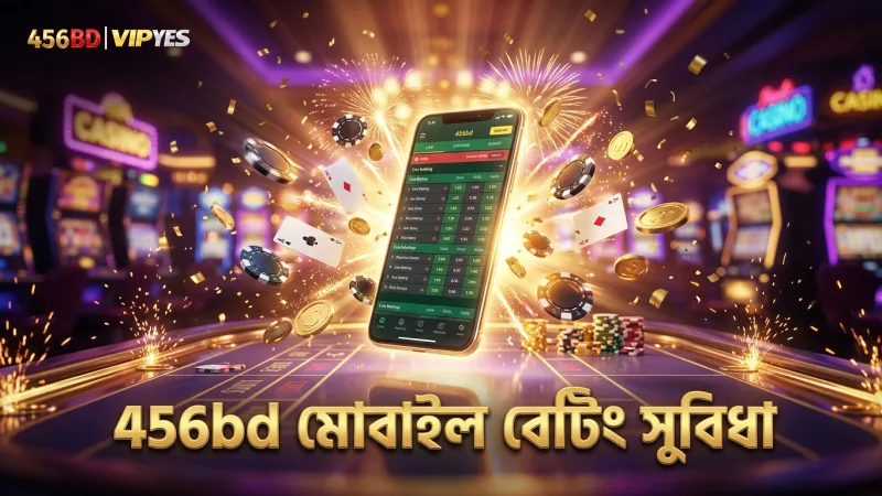456bd মোবাইল প্ল্যাটফর্মে বেটিং দ্রুত ও সহজ