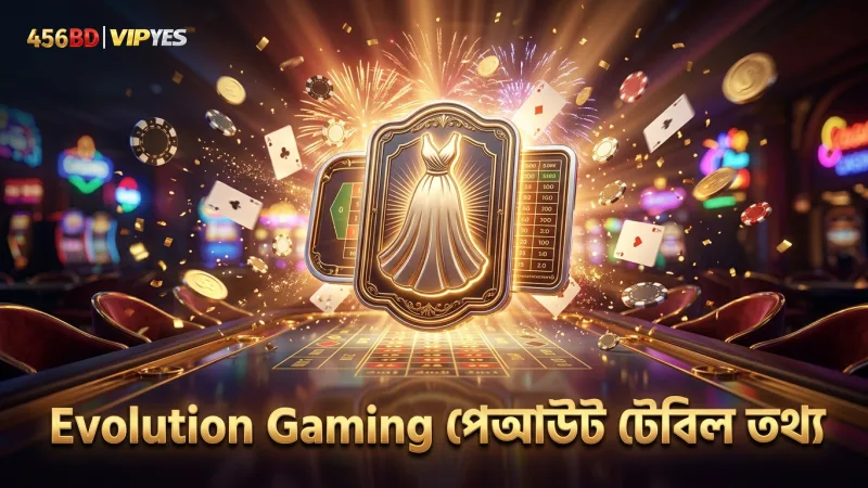 Evolution Gaming-এর অফিসিয়াল পেআউট টেবিল গেমের স্বচ্ছতা নিশ্চিত করে।