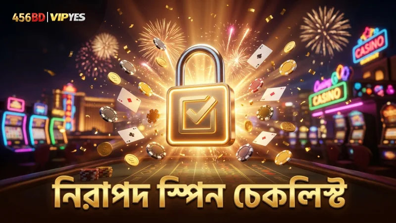 স্পিনের আগে চেকলিস্ট মেনে নিরাপদ খেলা নিশ্চিত করুন।