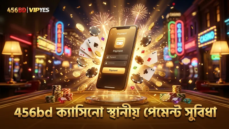 456bd ক্যাসিনো অনলাইন এ স্থানীয় পেমেন্ট সুবিধা দ্রুত ও নির্ভরযোগ্য।
