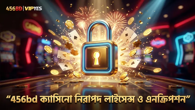 নিরাপদ এনক্রিপশন ও লাইসেন্সিং 456bd ক্যাসিনো অনলাইন এর বিশ্বস্ততা বাড়ায়।